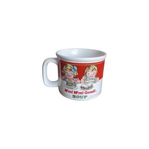 Vintage Campbell's Kids Soup Mug - "M'm! M'm! Good!" Collectible Ceramic Cup